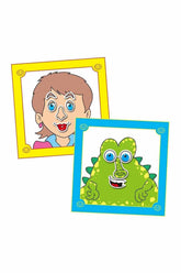 Galt Funny Faces Sticker Book 3 Yaş+